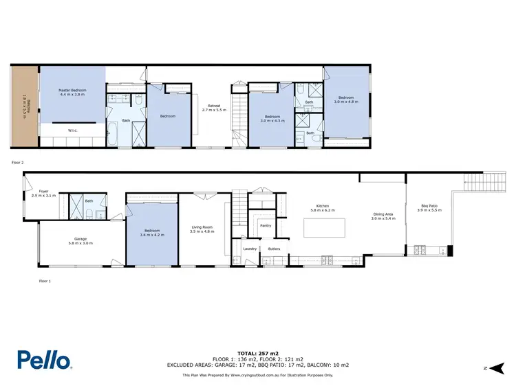 Floorplan of Homely semi-detached listing, 252a North Road, Eastwood NSW 2122