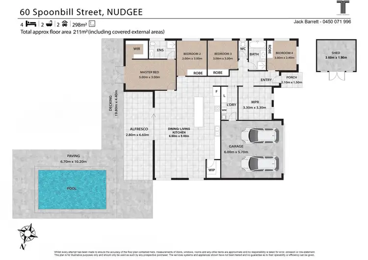 Floorplan of Homely house listing, 60 Spoonbill Street, Nudgee QLD 4014