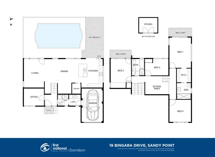 Floorplan of Homely house listing, 19 Bingara Drive, Sandy Point NSW 2172