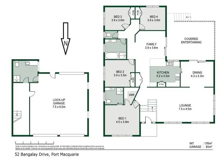 Floorplan of Homely house listing, 52 Bangalay Drive, Port Macquarie NSW 2444