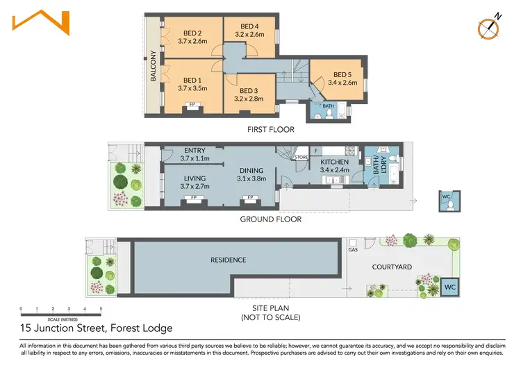 Floorplan of Homely house listing, 15 Junction Street, Forest Lodge NSW 2037