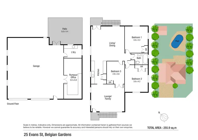 Floorplan of Homely house listing, 25 Evans Street, Belgian Gardens QLD 4810
