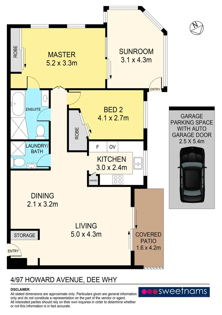 Floorplan of Homely apartment listing, 4/97 Howard Avenue, Dee Why NSW 2099