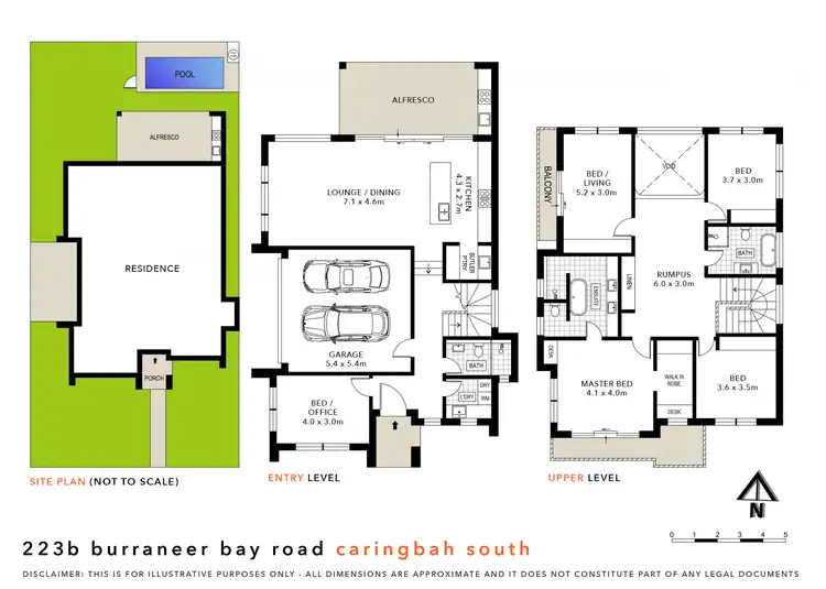 Floorplan of Homely semi-detached listing, 223B Burraneer Bay Road, Caringbah South NSW 2229