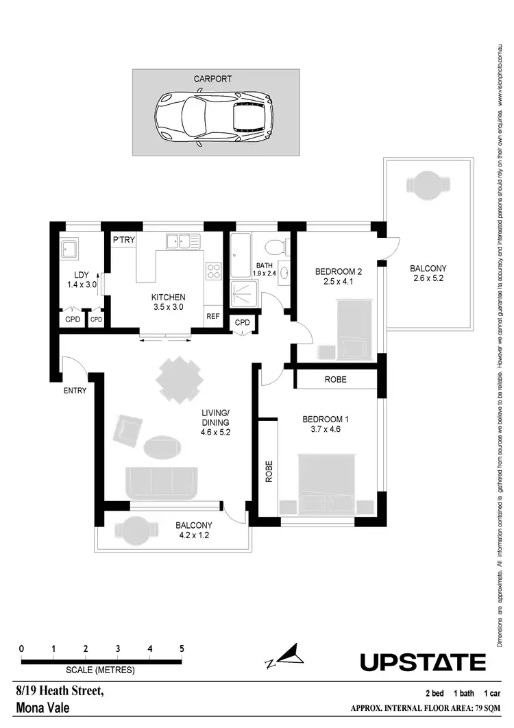 Floorplan of Homely unit listing, 8/19 Heath Street, Mona Vale NSW 2103