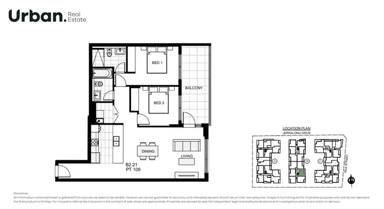 Floorplan of Homely apartment listing, 222/129B Jerralong Drive, Schofields NSW 2762