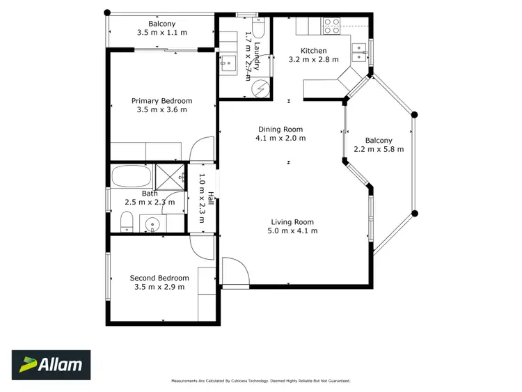 Floorplan of Homely apartment listing, 31/231-233 Kingsway, Caringbah NSW 2229