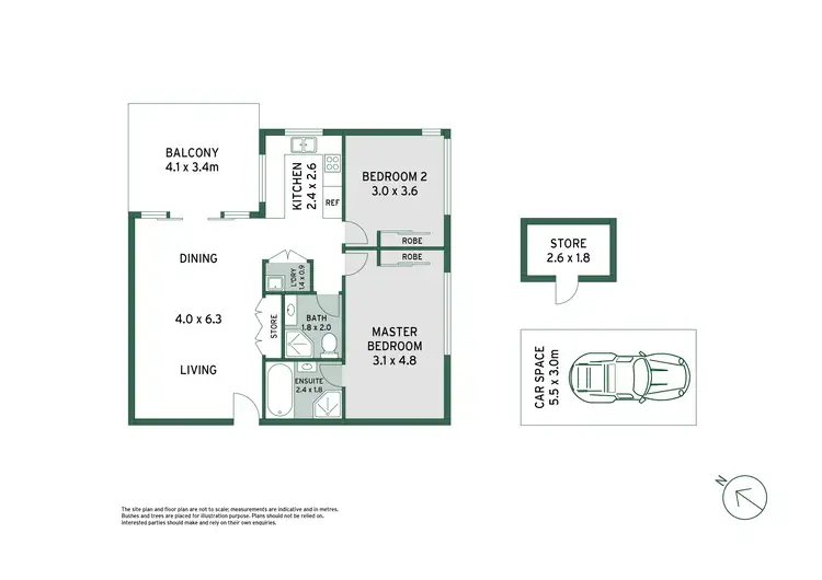 Floorplan of Homely apartment listing, 405/1-3 Sturt Place, St Ives NSW 2075