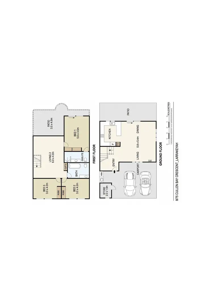 Floorplan of Homely townhouse listing, 8/75 Cullen Bay Crescent, Cullen Bay NT 820