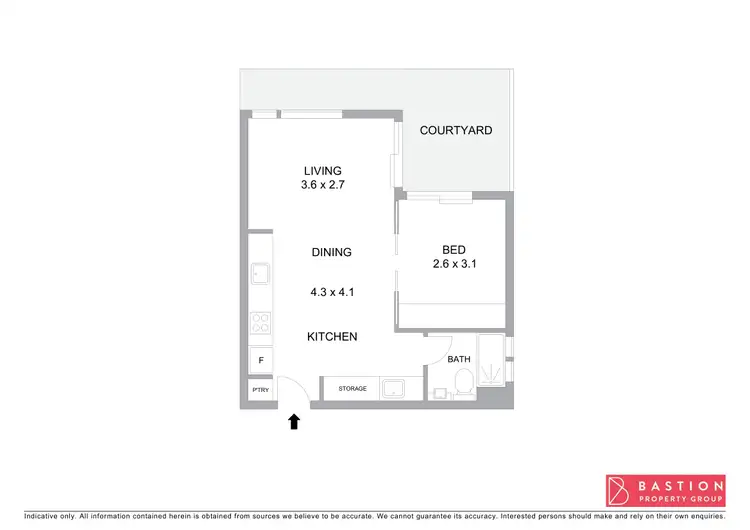 Floorplan of Homely apartment listing, G18/85 Eyre Street, Kingston ACT 2604