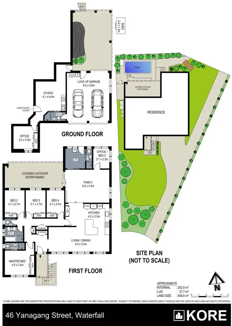 Floorplan of Homely house listing, 46 Yanagang Street, Waterfall NSW 2233
