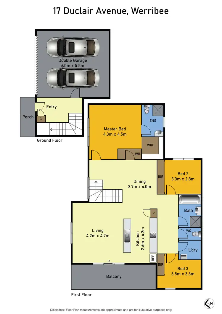 Floorplan of Homely house listing, 17 Duclair Avenue, Werribee VIC 3030