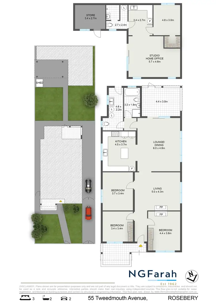 Floorplan of Homely house listing, 55 Tweedmouth Avenue, Rosebery NSW 2018