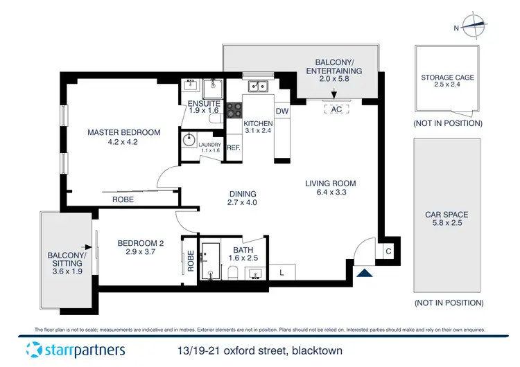 Floorplan of Homely unit listing, 13/19-21 Oxford Street, Blacktown NSW 2148