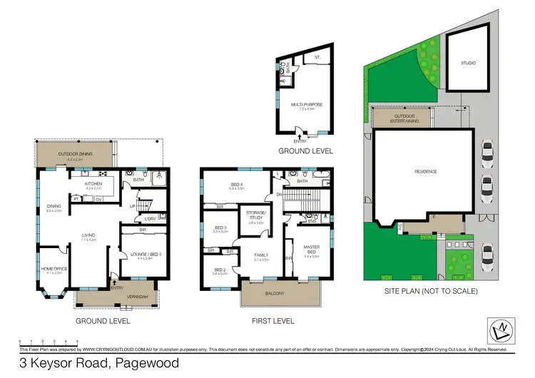 Floorplan of Homely house listing, 3 Keysor Road, Pagewood NSW 2035