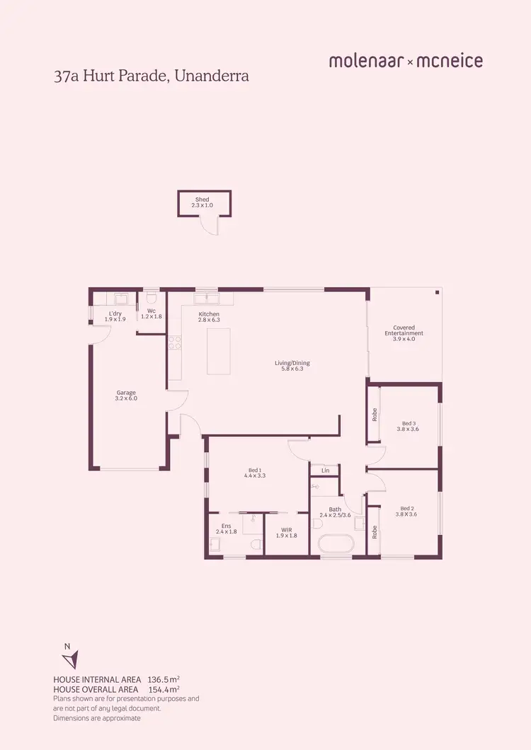 Floorplan of Homely villa listing, 37A Hurt Parade, Unanderra NSW 2526