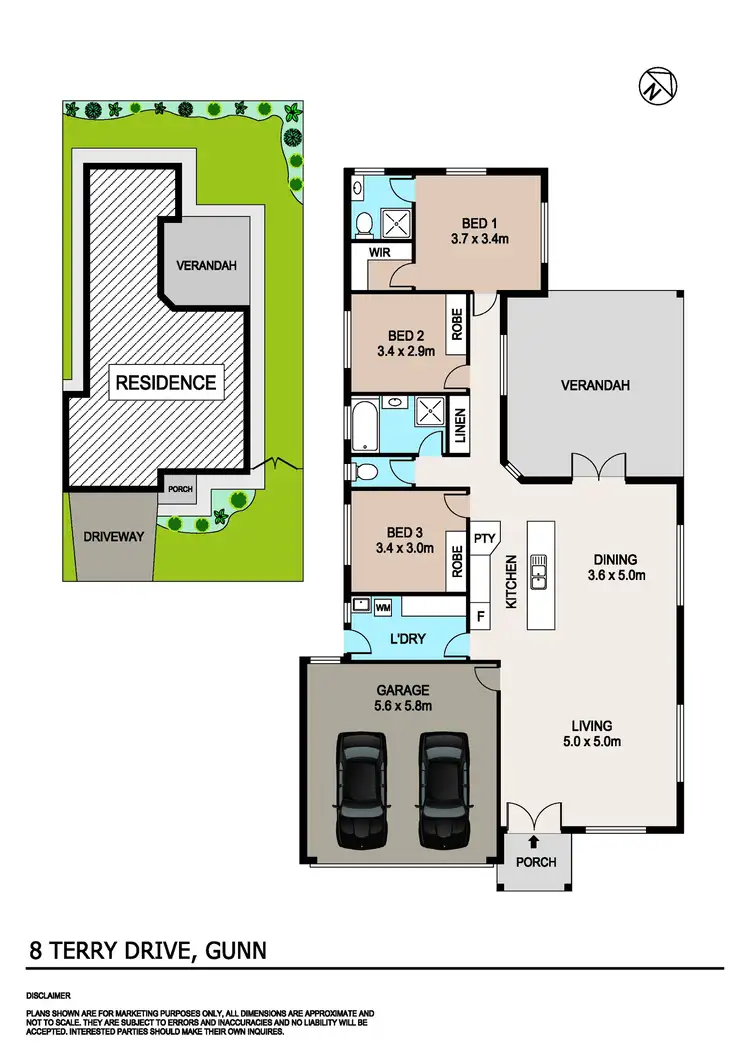 Floorplan of Homely house listing, 8 Terry Drive, Gunn NT 832