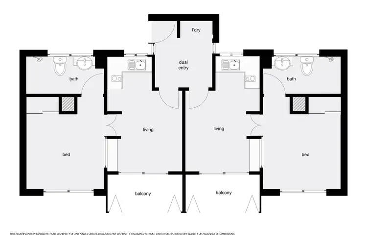Floorplan of Homely unit listing, 85/9-11 Water Street, Cairns City QLD 4870