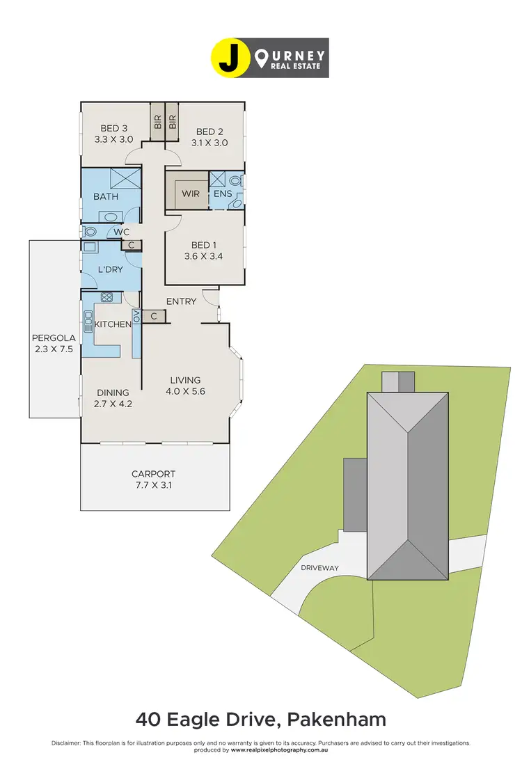 Floorplan of Homely house listing, 40 Eagle Drive, Pakenham VIC 3810