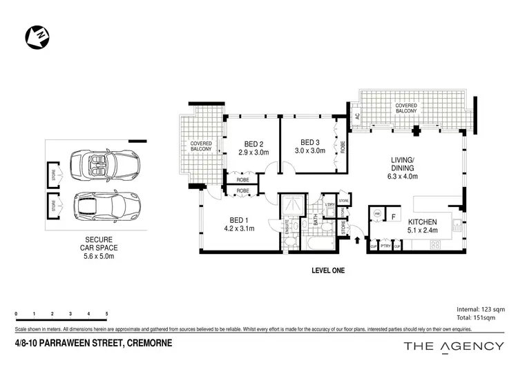 Floorplan of Homely apartment listing, 4/8-10 Parraween Street, Cremorne NSW 2090