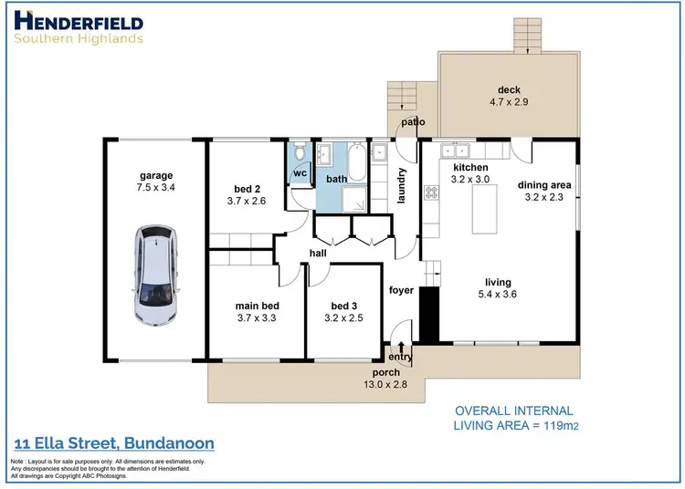 Floorplan of Homely house listing, 11 Ella Street, Bundanoon NSW 2578