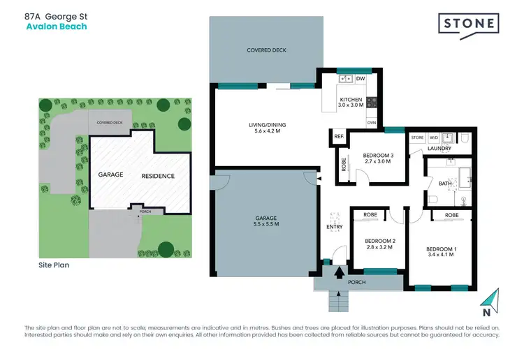 Floorplan of Homely house listing, 87A George Street, Avalon Beach NSW 2107