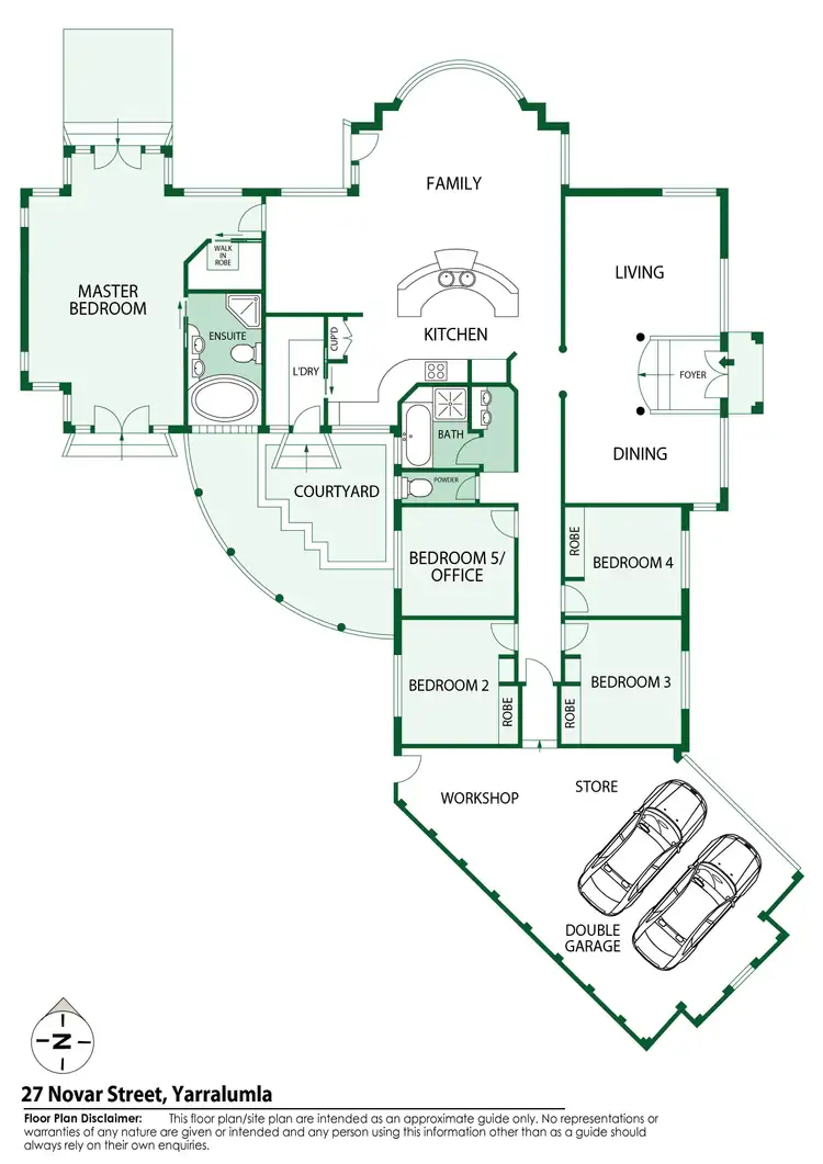 Floorplan of Homely house listing, 27 Novar Street, Yarralumla ACT 2600