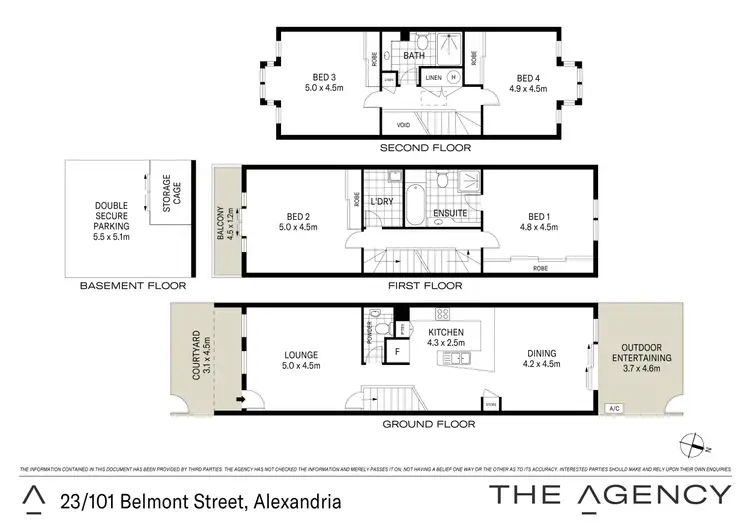 Floorplan of Homely house listing, 23/101 Belmont Street, Alexandria NSW 2015