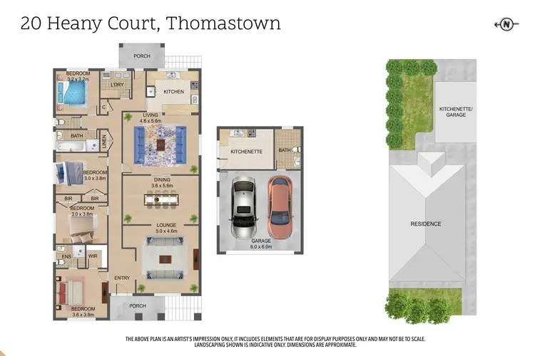 Floorplan of Homely house listing, 20 Heany Court, Thomastown VIC 3074