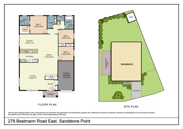 Floorplan of Homely house listing, 279 Bestmann Road East, Sandstone Point QLD 4511