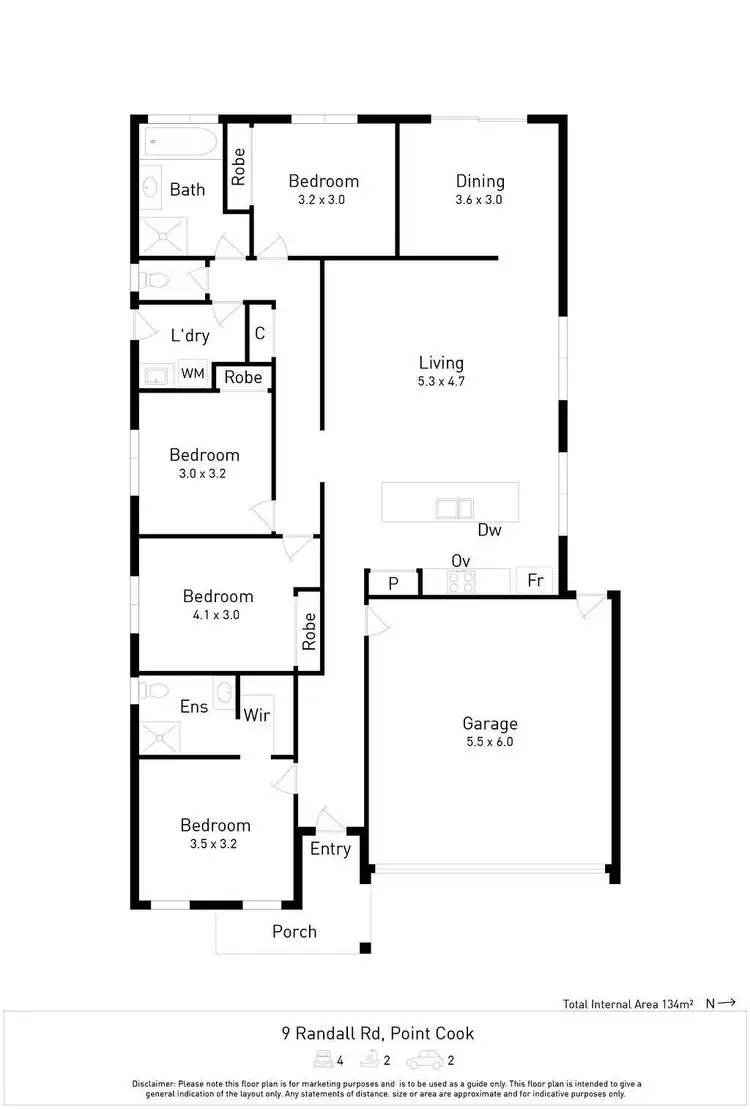 Floorplan of Homely house listing, 9 Randall Road, Point Cook VIC 3030