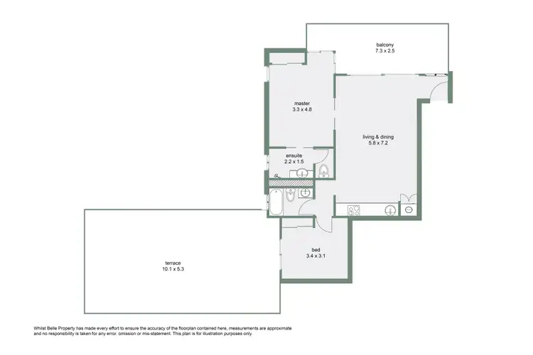 Floorplan of Homely apartment listing, 4201/2-22 Veivers Road, Palm Cove QLD 4879