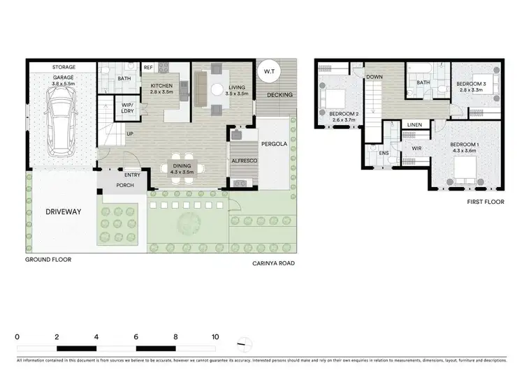 Floorplan of Homely townhouse listing, 1/11 Carinya Road, Girraween NSW 2145