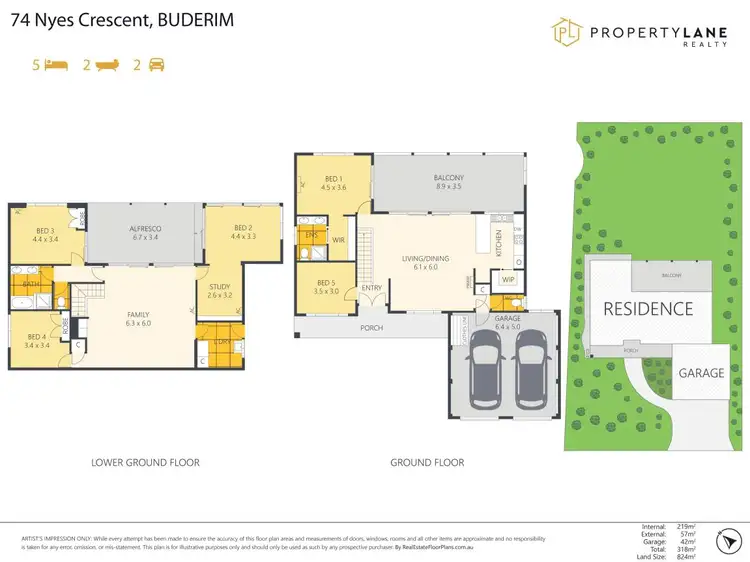 Floorplan of Homely house listing, 74 Nyes Crescent, Buderim QLD 4556