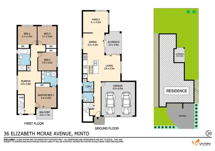 Floorplan of Homely house listing, 36 Elizabeth McRae Avenue, Minto NSW 2566