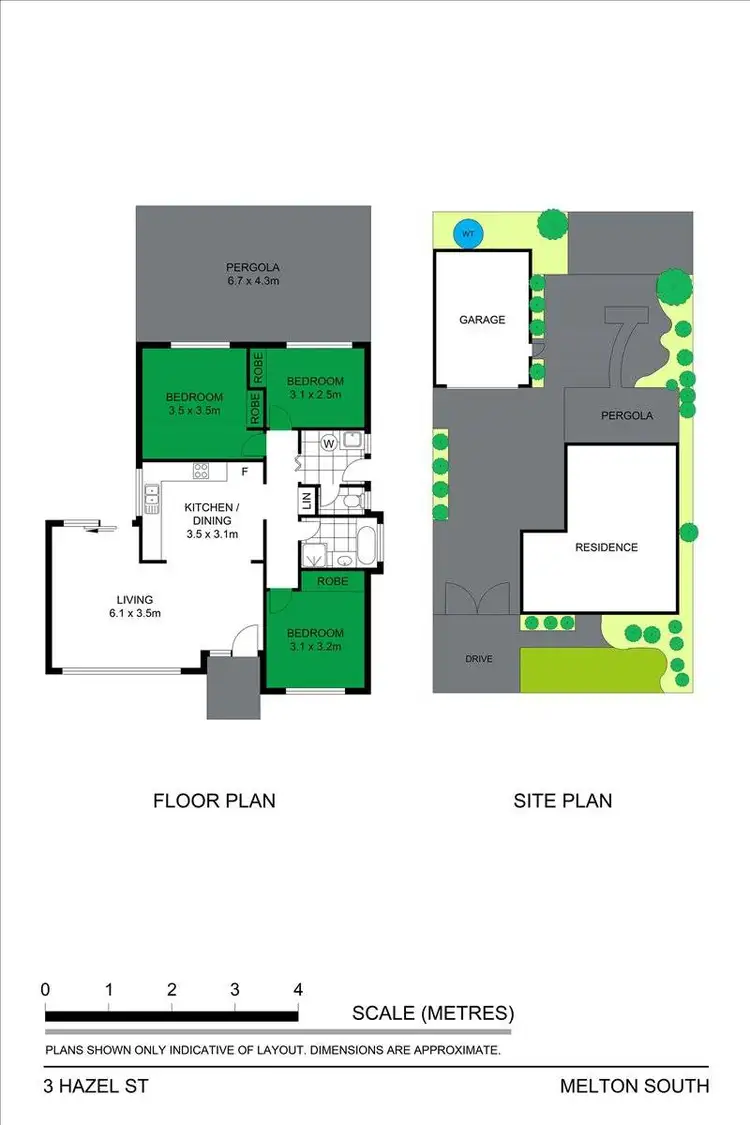 Floorplan of Homely house listing, 3 Hazel Street, Melton South VIC 3338