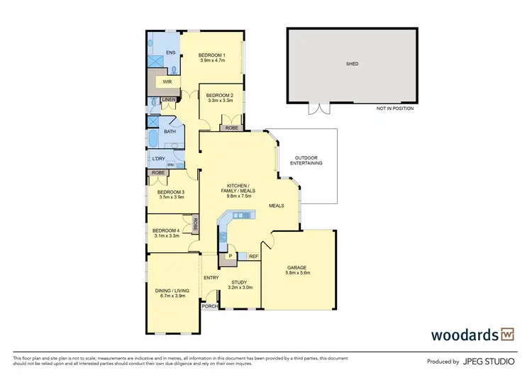Floorplan of Homely house listing, 12 Hyperno Court, New Gisborne VIC 3438