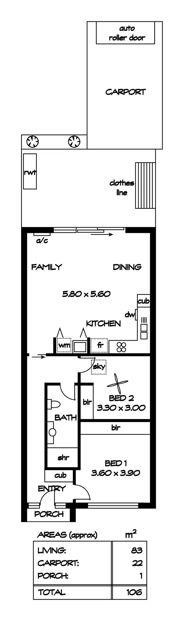 Floorplan of Homely house listing, 24 Surrey Street, Blair Athol SA 5084