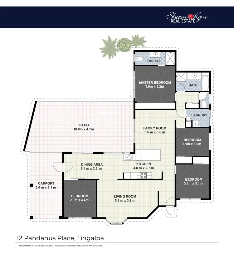 Floorplan of Homely house listing, 12 Pandanus Place, Tingalpa QLD 4173
