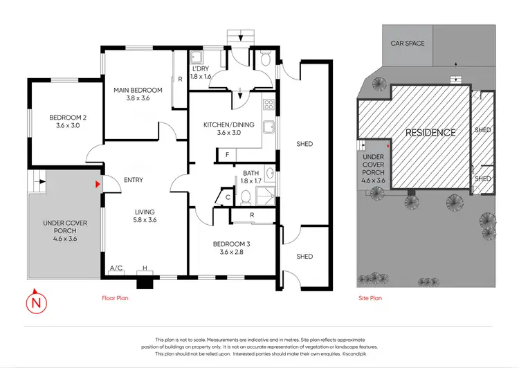 Floorplan of Homely unit listing, 1/22 Summerhill Road, Reservoir VIC 3073