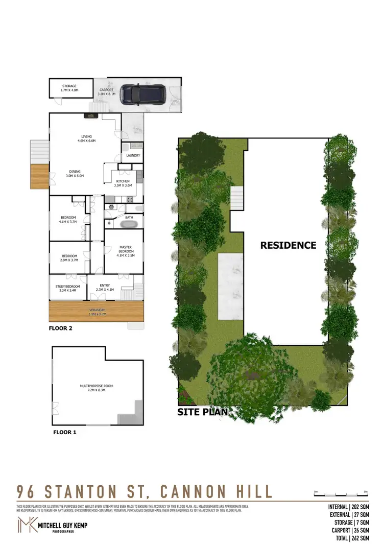 Floorplan of Homely house listing, 96 Stanton Street, Cannon Hill QLD 4170