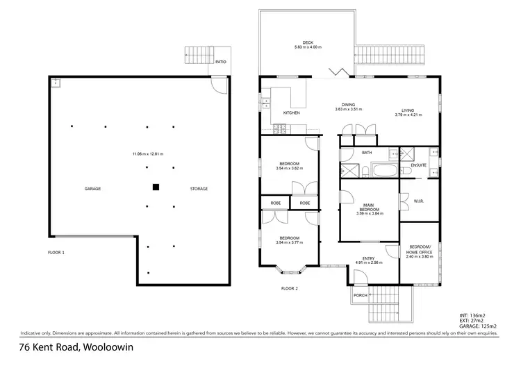 Floorplan of Homely house listing, 76 Kent Road, Wooloowin QLD 4030