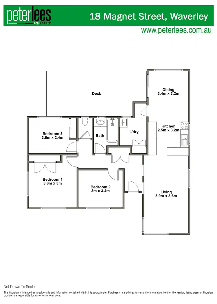 Floorplan of Homely house listing, 18 Magnet Street, Waverley TAS 7250