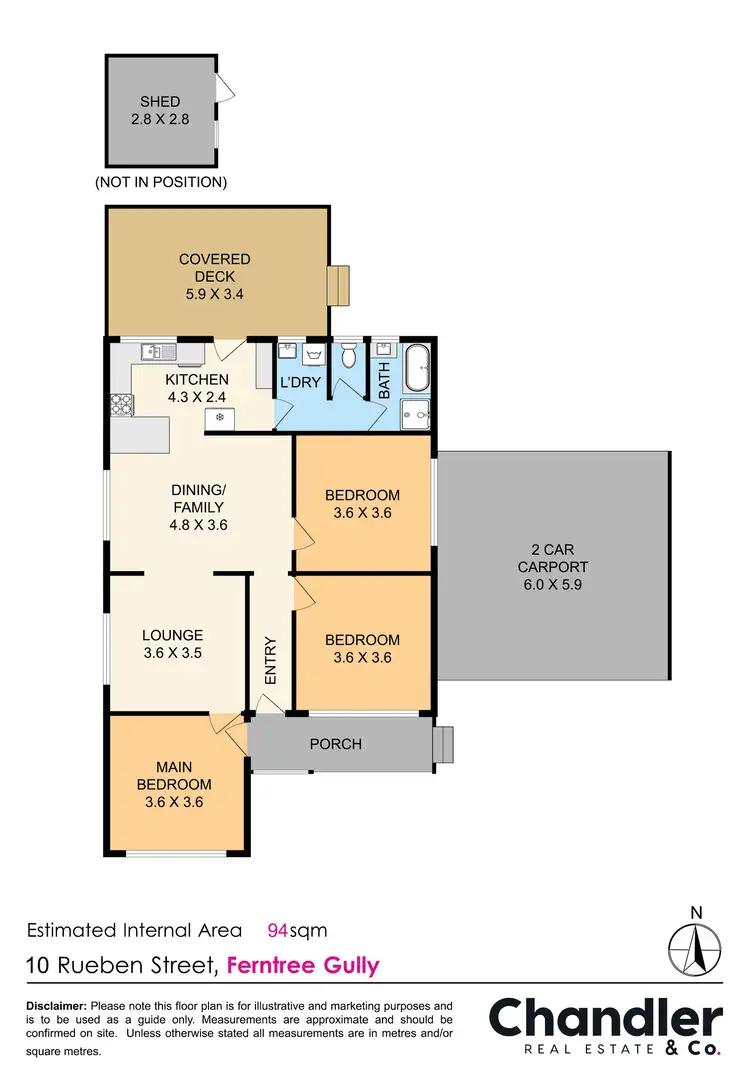 Floorplan of Homely land listing, 10 Reuben Street, Ferntree Gully VIC 3156