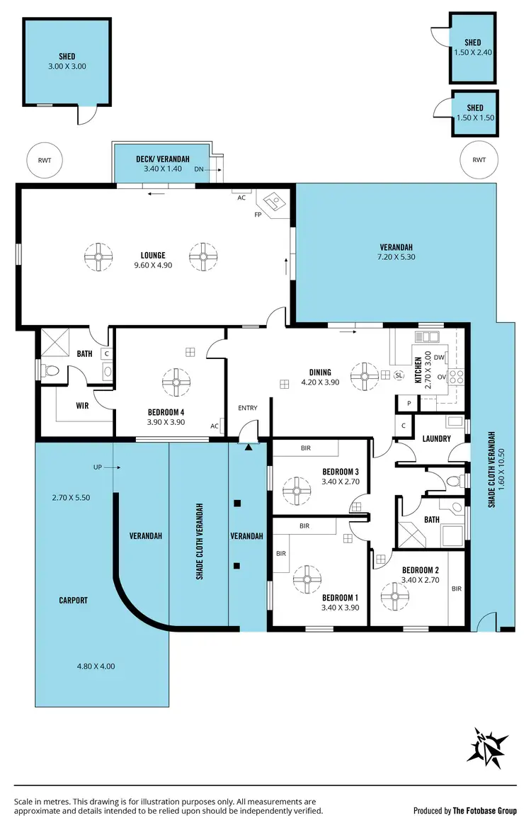 Floorplan of Homely house listing, 13 Mandalay Drive, Happy Valley SA 5159