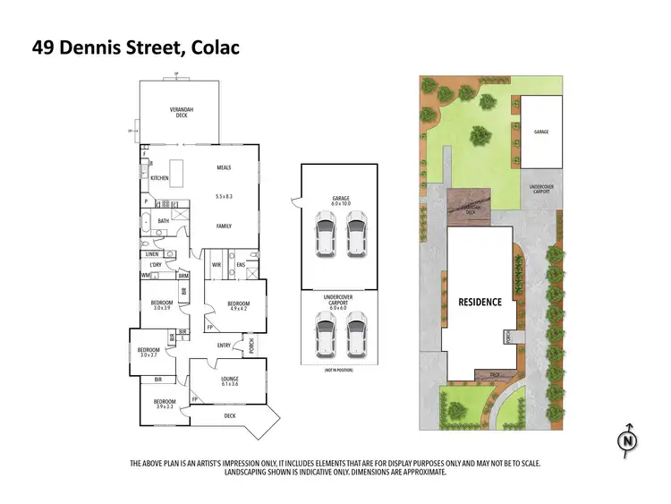 Floorplan of Homely house listing, 49 Dennis Street, Colac VIC 3250