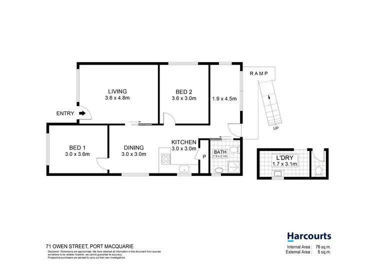 Floorplan of Homely house listing, 71 Owen Street, Port Macquarie NSW 2444