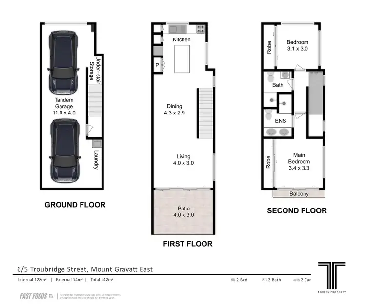 Floorplan of Homely townhouse listing, 6/5 Troubridge Street, Mount Gravatt East QLD 4122