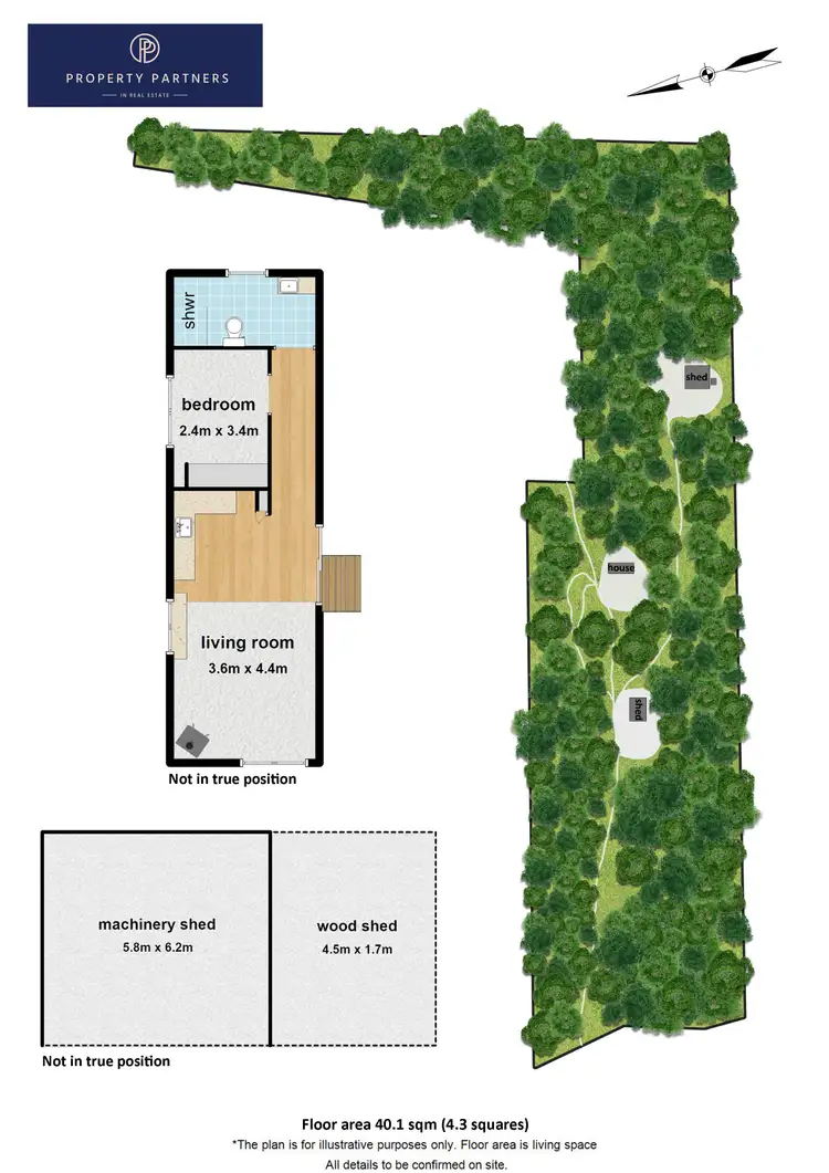 Floorplan of Homely land listing, 245 Eacotts Road, Hoddles Creek VIC 3139