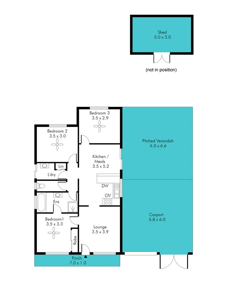 Floorplan of Homely house listing, 70 Quinliven Road, Aldinga Beach SA 5173